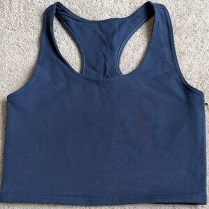 Pact Deep Blue Racerback Sports Bra